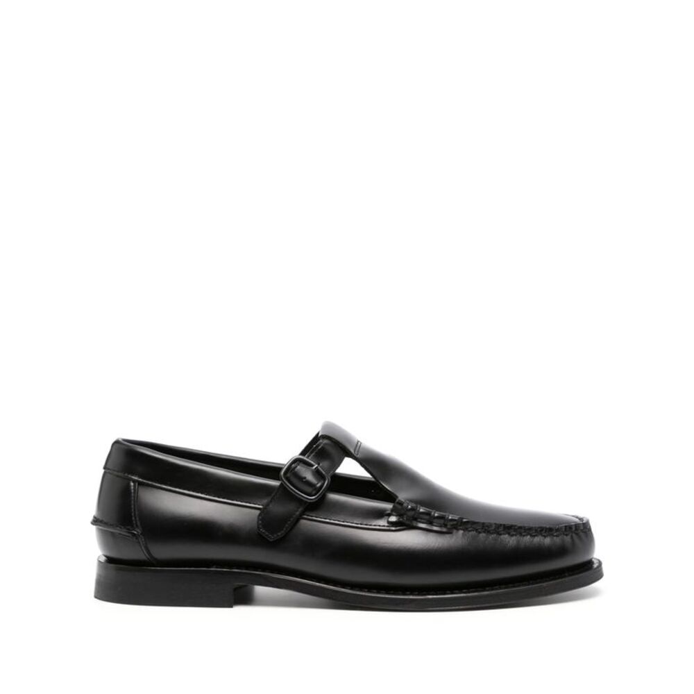 Hereu Black Boat Shoes Men